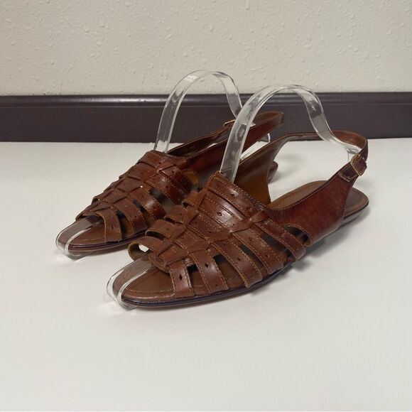 Vintage Life Stride Genuine Leather Huarache Syle Sandal Women's Size 8.5 - Picture 14 of 16